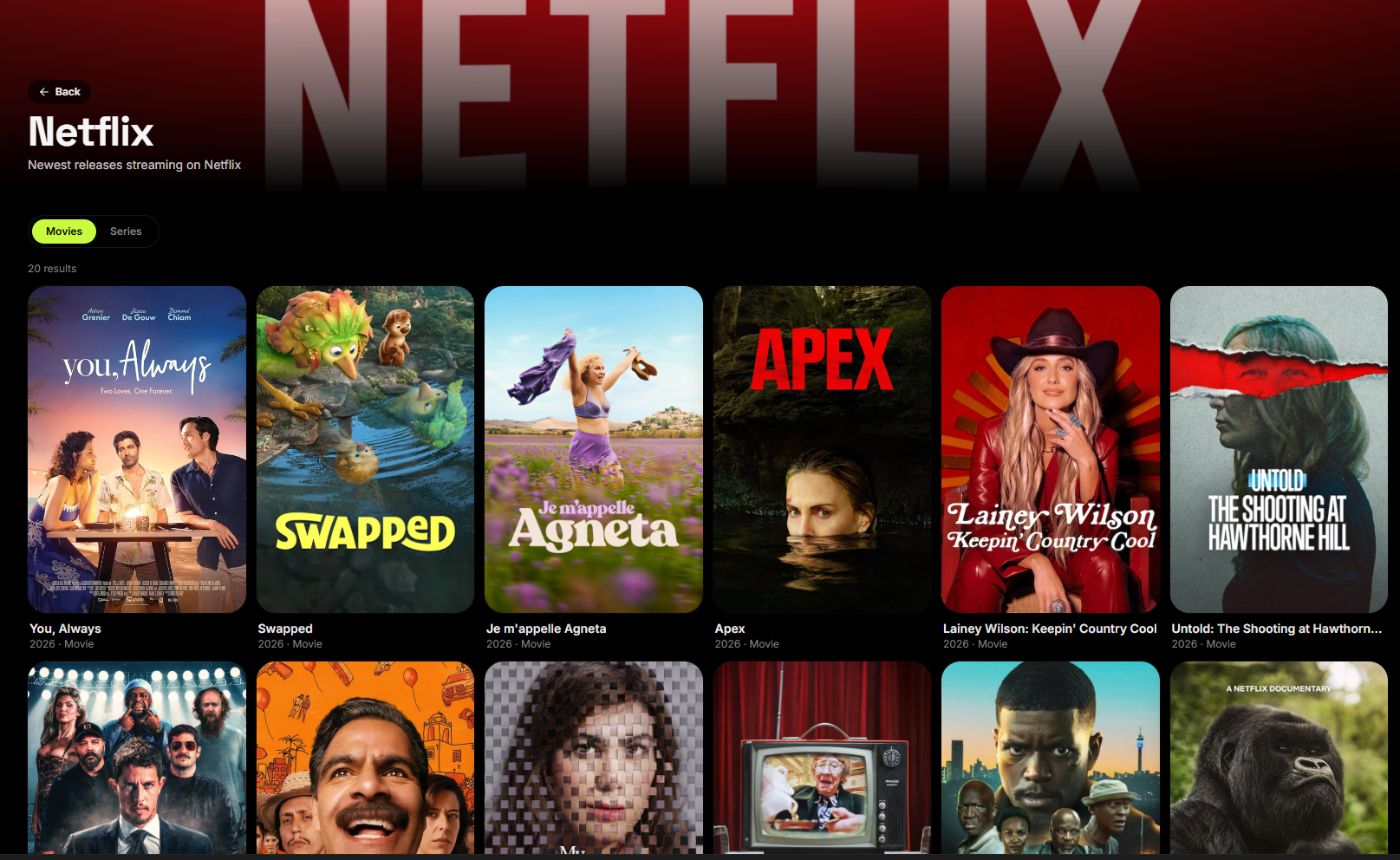 Browse what's new on every platform